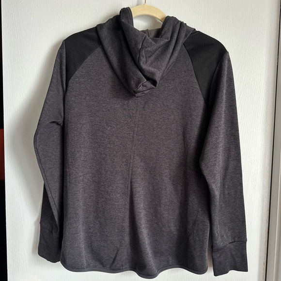 Champion Gray and Black Hooded Sweater with Cowl Neck - Picture 4 of 4